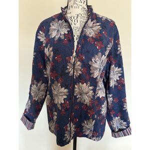 Coldwater Creek reversible full-zip jacket - size Medium